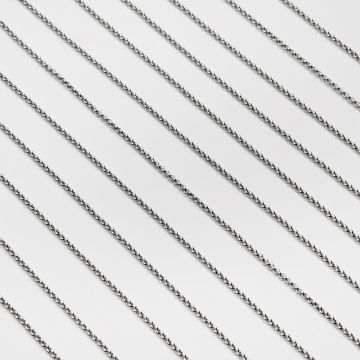 Łańcuszek rolo gruby ze stali chirurgicznej w kolorze srebrnym 2,4mm