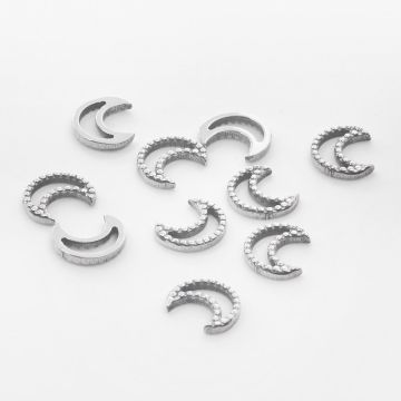 Zawieszka ze stali chirurgicznej księżyc 8mm