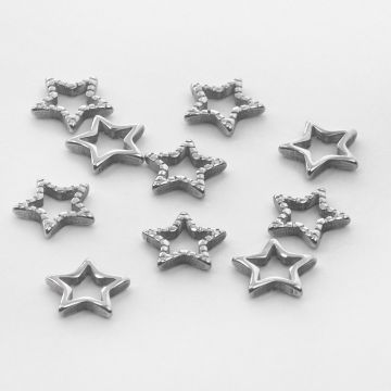 Zawieszka ze stali chirurgicznej gwiazdka 7mm