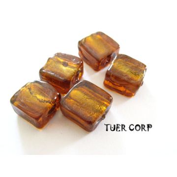 Szkło weneckie kwadrat koniak 12mm