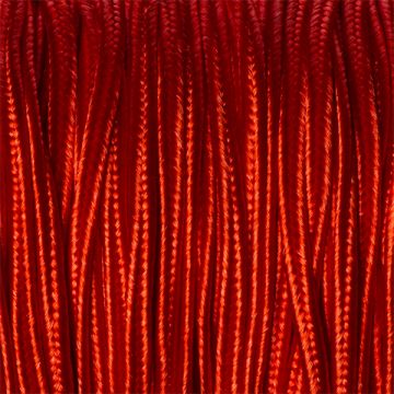 Sznurek do sutaszu krwisty czerwony 3mm