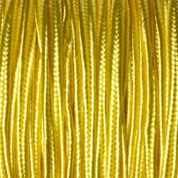 Sznurek do sutaszu żółty 3mm