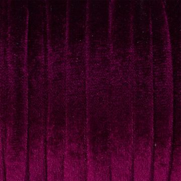 Sznurek welurowy bordowy 1.5x6mm