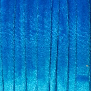 Sznurek welurowy niebieski 1.5x6mm