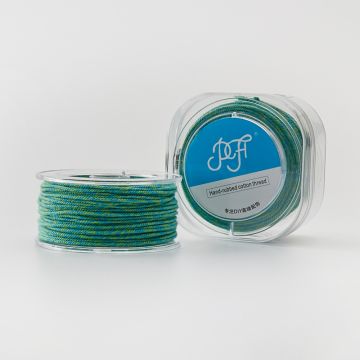 Sznurek zielony mix 1,2mm w pudełeczku 22m