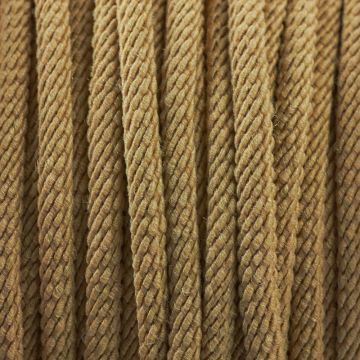 Sznurek skręcany beżowy 3mm