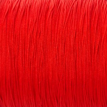 Sznurek do makramy czerwony 0,7mm