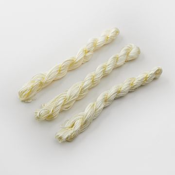 Sznurek do makramy kremowy 0,8mm