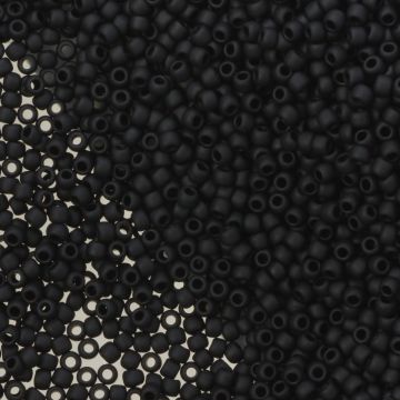 Koraliki TOHO Round 11/0 Opaque-Frosted Jet