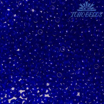 Koraliki TOHO Round 8/0 Transparent Cobalt Koraliki TOHO Round 8/0 Transparent Cobalt