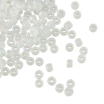 Koraliki TOHO Round 8/0 Trans-Rainbow-Frosted Crystal Koraliki TOHO Round 8/0 Trans-Rainbow-Frosted Crystal