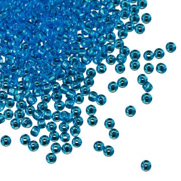 Koraliki TOHO Round 11/0 Transparent Dark Aquamarine