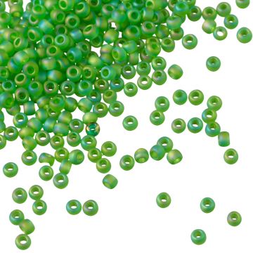 Koraliki TOHO Round 11/0 Trans-Rainbow-Frosted Peridot