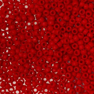 Koraliki TOHO Round 8/0 Opaque-Frosted Cherry
