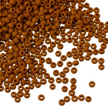 Koraliki TOHO Round 11/0 Opaque-Frosted Terra Cotta
