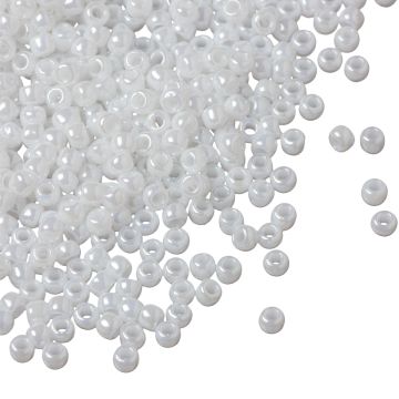 Koraliki TOHO Round 11/0 Opaque-Lustered White