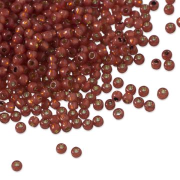 Koraliki TOHO Round 11/0 Permanent Finish - Silver-Lined Milky Pomegranate