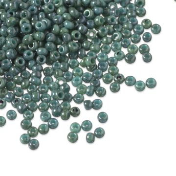 Koraliki TOHO Round 11/0 Marbled Opaque Turquoise/Blue