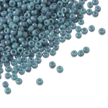 Koraliki TOHO Round 11/0 Marbled Opaque Turquoise/Amethyst