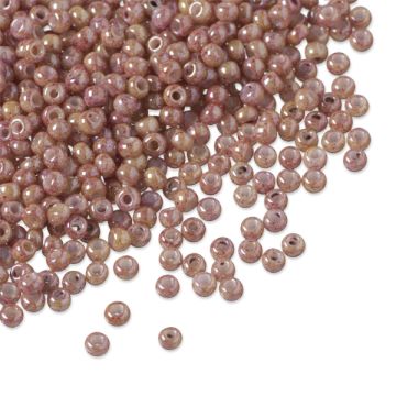 Koraliki TOHO Round 11/0 Marbled Opaque Beige/Pink Koraliki TOHO Round 11/0 Marbled Opaque Beige/Pink