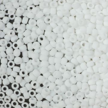 Koraliki TOHO Round Opaque-Frosted White 8/0 Koraliki TOHO Round Opaque-Frosted White 8/0