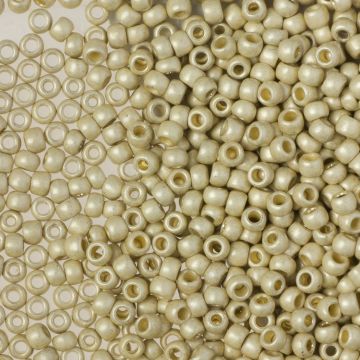 Koraliki TOHO Round Permanent Finish - Matte Galvanized Aluminum 8/0