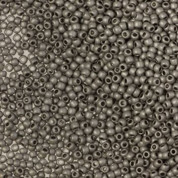 Koraliki TOHO Round Metallic-Silver-Frosted Antique Silver 11/0