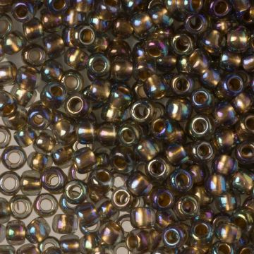 Koraliki TOHO Round 6/0  Gold-Lined Rainbow Black Diamond