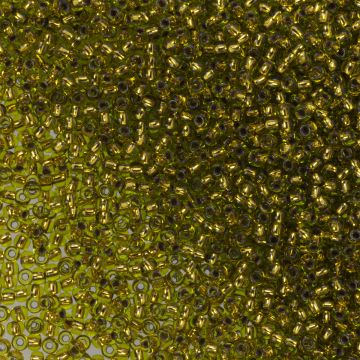 Koraliki TOHO Round 11/0 Copper-Lined Lime Green