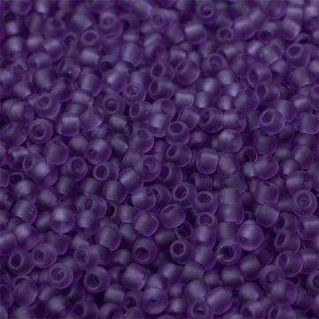 Koraliki TOHO Round 11/0 Transparent-Frosted Sugar Plum