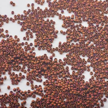 Koraliki TOHO - Round 11/0  Opaque-Pastel-Frosted Mudbrick