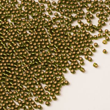 TOHO - Round 15/0: Silver-Lined Olivine 15/0