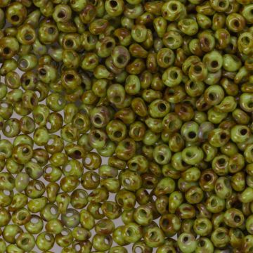 Koraliki TOHO Magatama 3mm HYBRID Sour Apple Picasso