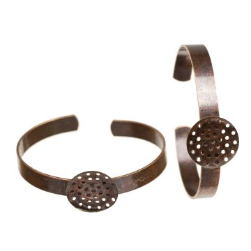 Baza bransoletki z sitkiem antyczna 57mm