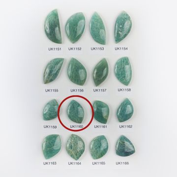 Amazonit kaboszon nieregularny 30mm