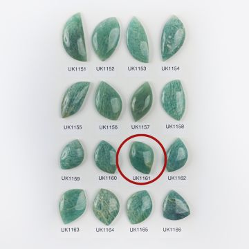 Amazonit kaboszon nieregularny 30mm