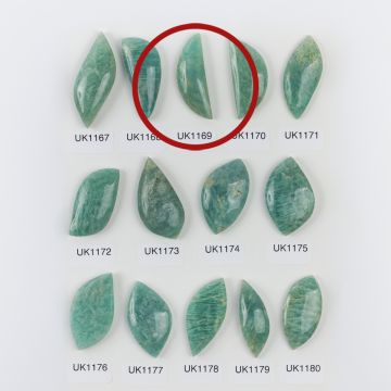 Amazonit kaboszon nieregularny 38mm