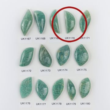 Amazonit kaboszon nieregularny 36mm