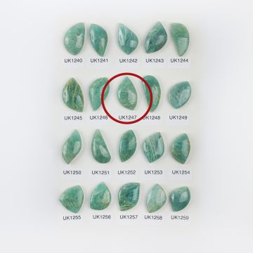 Amazonit kaboszon nieregularny 29,5mm