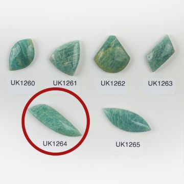 Amazonit kaboszon nieregularny 37mm