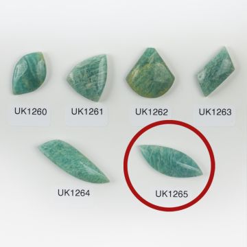 Amazonit kaboszon nieregularny 33mm