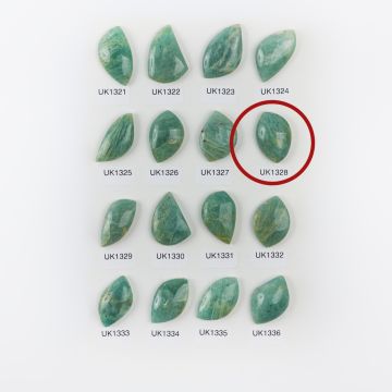 Amazonit kaboszon nieregularny 28,5mm Amazonit kaboszon nieregularny 28,5mm