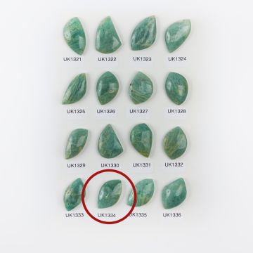 Amazonit kaboszon nieregularny 30,5mm Amazonit kaboszon nieregularny 30,5mm