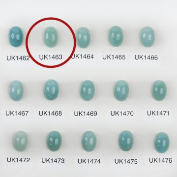 Amazonit kaboszon owal 14mm