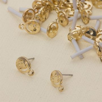 Kolczyki pełne uśmiechu 12 mm