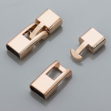 Zapięcie skobel rose gold 35x12mm