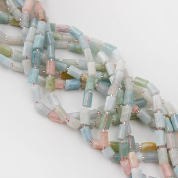 Morganit słupek ciosany 10x6,5mm