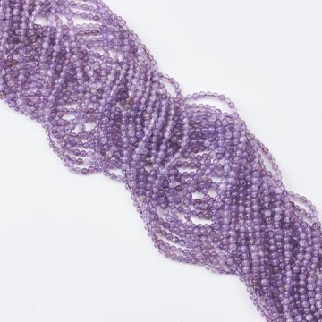 Ametyst kulka gładka 3,5mm