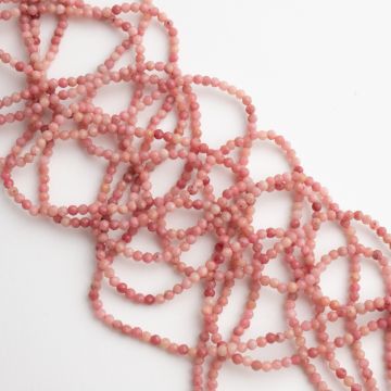 Rodonit kulka fasetowana 2mm