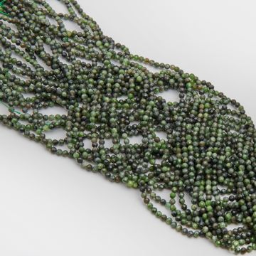 Diopsyt kulka fasetowana 3mm